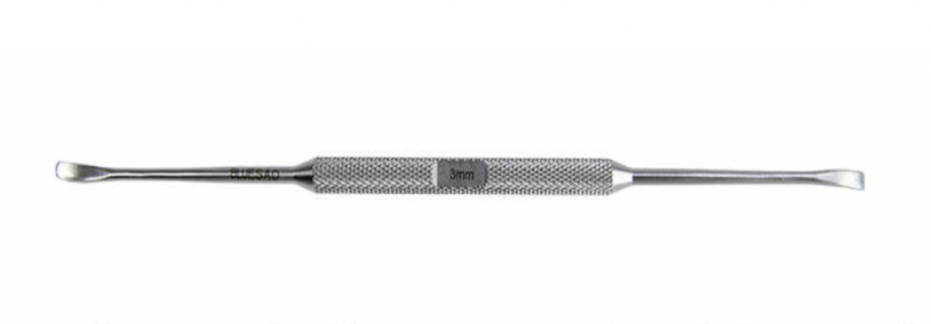 Dissecteur périosté double extrémité L = 170Mm, tranchant 3Mm